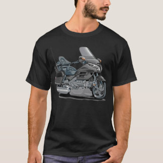 Camiseta Brújula de bicicletas de Gray Goldwing