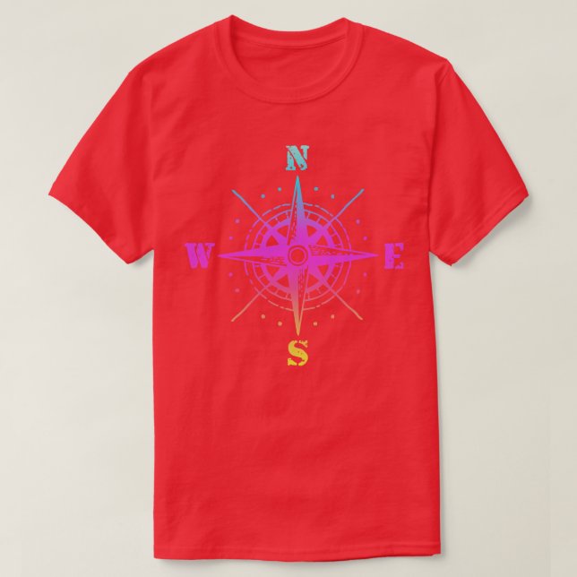 Camiseta brújula de piojos (Diseño del anverso)
