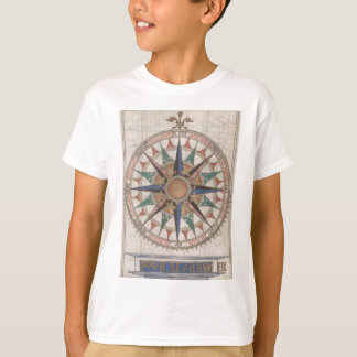 Camiseta Brújula náutica histórica (1543)
