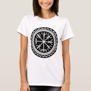 Camiseta Brújula náutica Viking Vegvisir