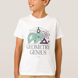 Camiseta Brújula Transportador Átomo Arte
