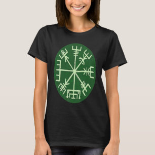 Camiseta Brújula vikinga Nudo celta nórdico
