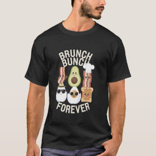 Camiseta Brunch Bunch Forever Cute Desayuno Estilo 06