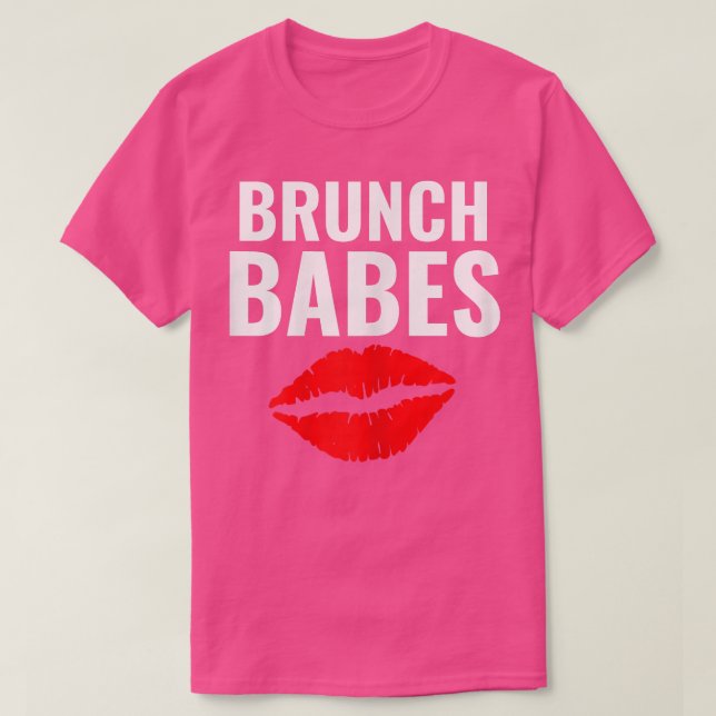 Camiseta Brunch femenino BabesFunny Sunday Brunch Outfit Br (Diseño del anverso)