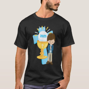Camiseta Brunette Boy First Community 2025 Cross Chalice Ro