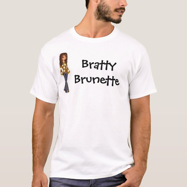 Camiseta brunette malcriado (Anverso)