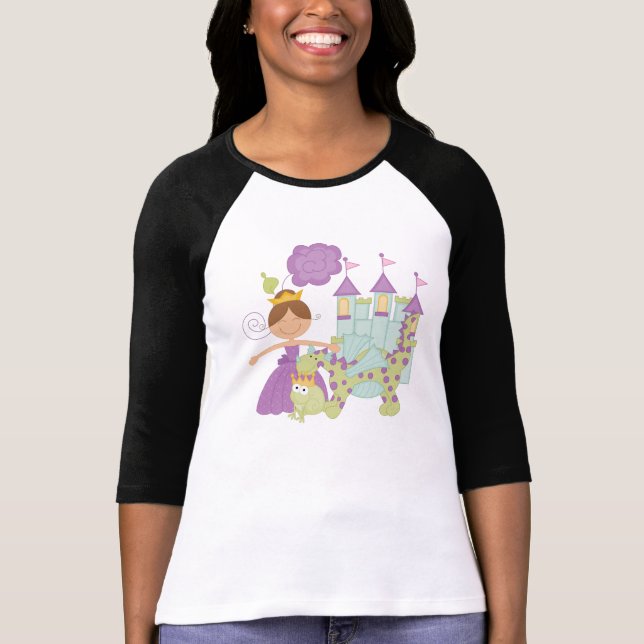 Camiseta Brunette Princess (Anverso)