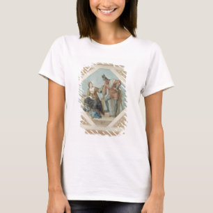Camiseta Brunilda y Hagen, ilustracion para 'el Niebelu