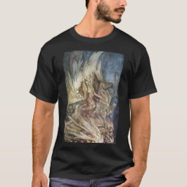 Camiseta Brünnhilde y la pira fúnebre de Siegfried