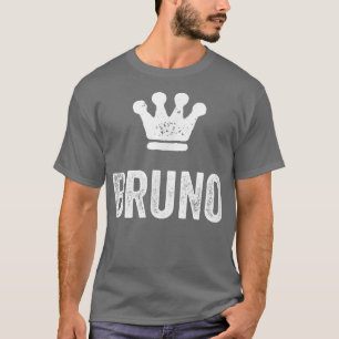 Camiseta Bruno: Llaman a la Corona del Rey y diseño de nomb