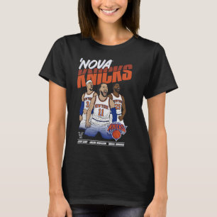 Camiseta Brunson,Hart y Bridges Para Nova Knicks