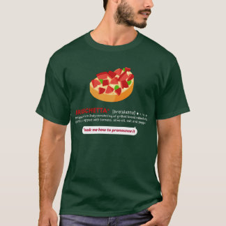 Camiseta Bruschetta - La Maglietta Verde