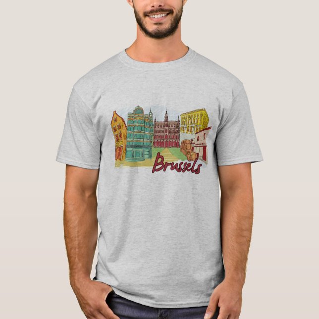 Camiseta Bruselas Bélgica (Anverso)