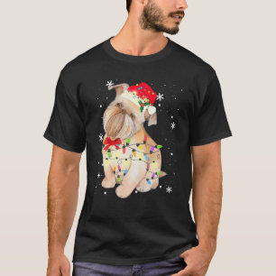 Camiseta Bruselas Griffon Bruxellois Perro Navidades Navida