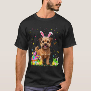 Camiseta Bruselas Griffon Dog Easter Egt Hunt Bunny Ear Hap