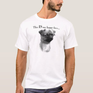Camiseta Bruselas Griffon Happy Face