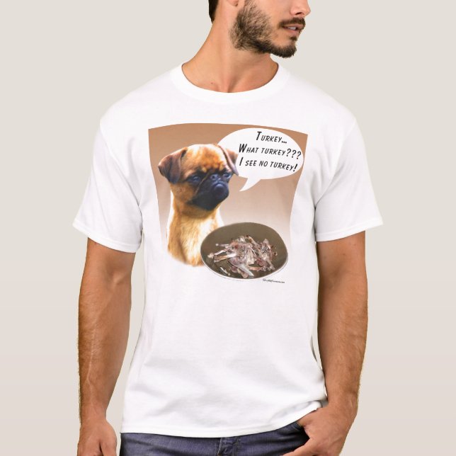 Camiseta Bruselas Griffon Turkey (Anverso)