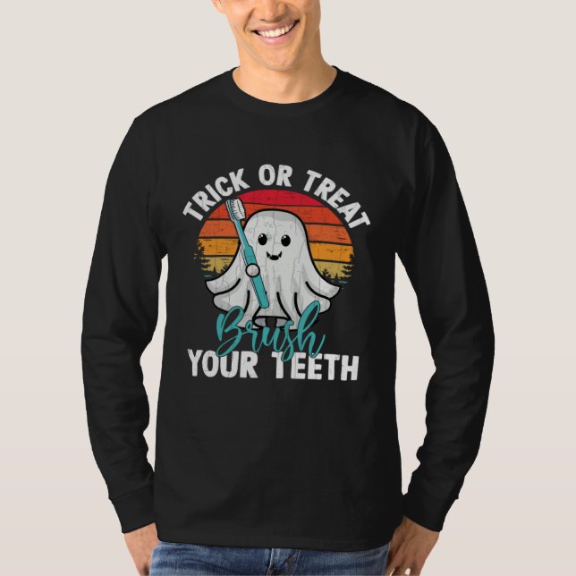 Camiseta Brush Your Teeth  Dentist Dental Assistant Graphic (Anverso)