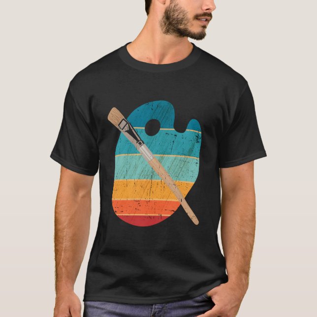 Camiseta Brushes Paint Sketching Drawing Painting (Anverso)