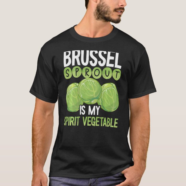 Camiseta Brussels Sprout Is My Spirit Vegetable Backprint V (Anverso)