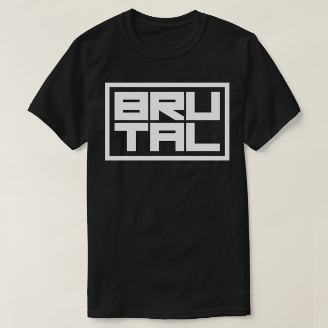 Camiseta brutal 1 (Diseño del anverso)
