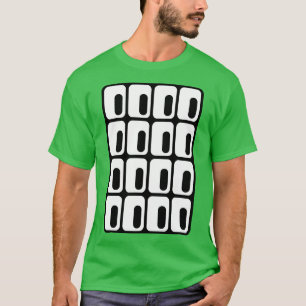 Camiseta Brutalidad de la arquitectura de la ventana ocular