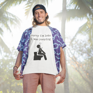 Camiseta Brutalmente Honesto Lo Siento Llego Tarde Estaba D