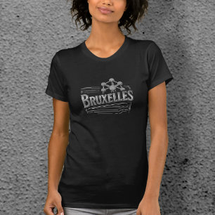Camiseta Bruxelles Quantum Nostalgic Silver Mujeres