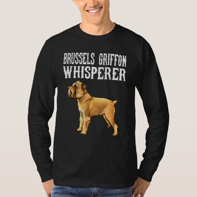 Camiseta Bruxon Griffon Whisperer Dog (Anverso)
