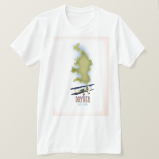 Camiseta Bryher islas Sorlingas mapa
