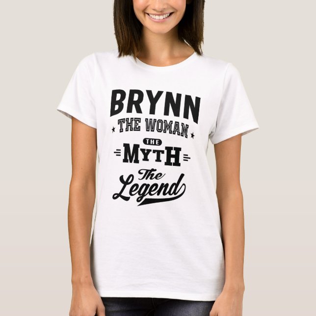 Camiseta Brynn Personalized Name Birthday Gift (Anverso)
