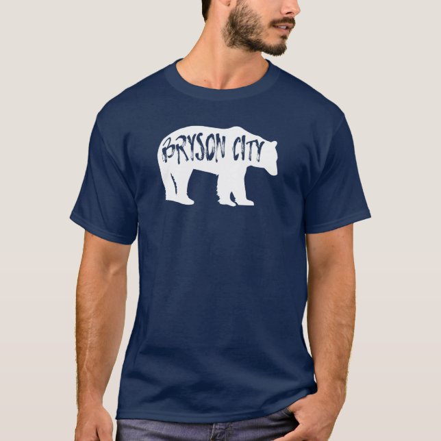 Camiseta Bryson City North Carolina Bear (Anverso)