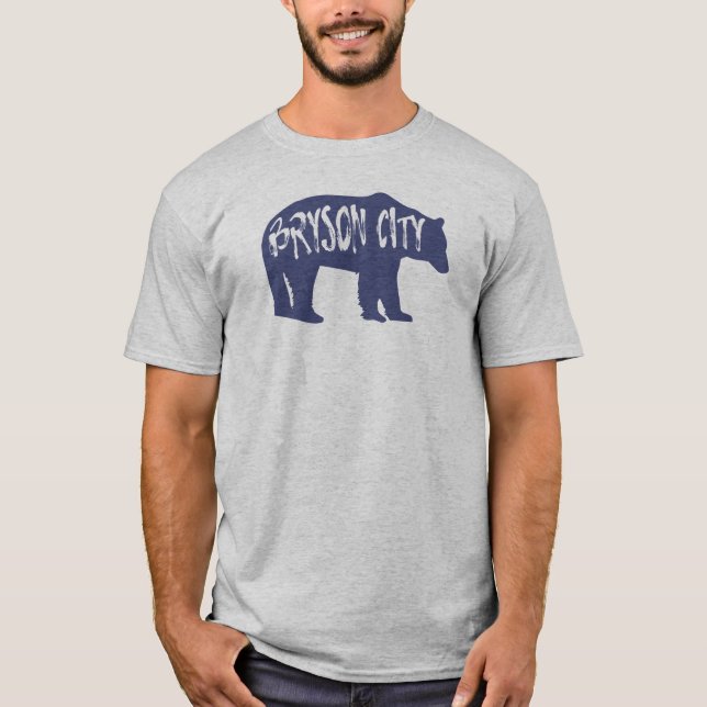 Camiseta Bryson City North Carolina Bear (Anverso)