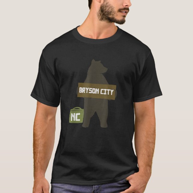 Camiseta Bryson City North Carolina NC Cute Hitchwalk Bea (Anverso)