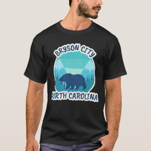 Camiseta Bryson City, North Carolina Retro Vintage Vacation