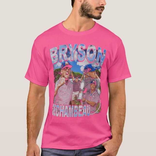 Camiseta Bryson Dechambeau Bootleg Collage (Anverso)