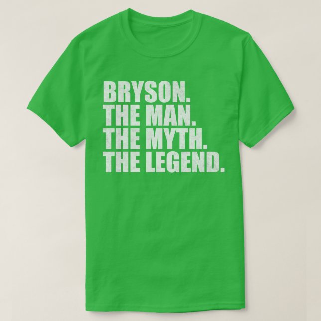 Camiseta BrysonBryson Nombre Bryson (Diseño del anverso)
