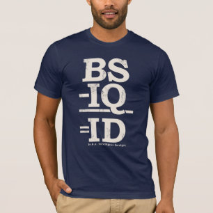 CAMISETA BS - ÍNDICE DE INTELIGENCIA = IDENTIFICACIÓN
