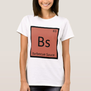 Camiseta Bs - Tabla Periódica de la Química de la Salsa de