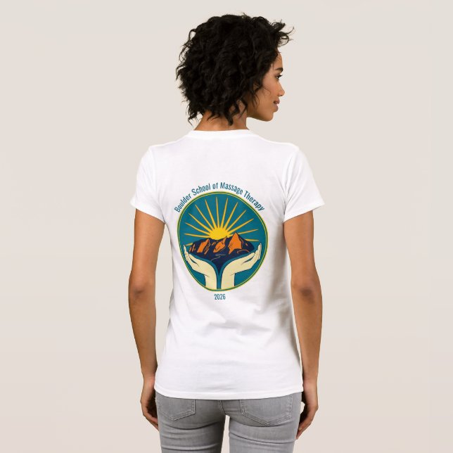 Camiseta BSMT de mujeres 2026 (Reverso completo)