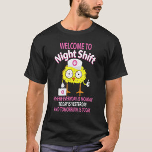 Camiseta BSN LPN CNA Enfermera Divertida Bienvenida A La No