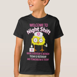Camiseta Bsn Lpn Cna Funny Enfermería Chick Bienvenidos A N