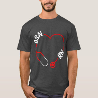 Camiseta BSN RN Enfermera Enfermería de graduación Esencial