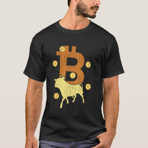 Camiseta BTC Bitcoin Hype Divertido Crypto Trader Minero Bl