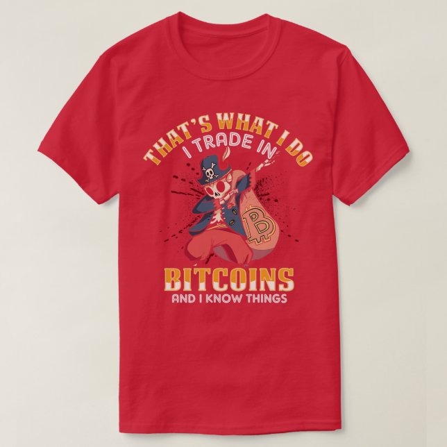 Camiseta BTC Crypto Trader Funny Cryptocurrency Bitcoin Gif (Diseño del anverso)