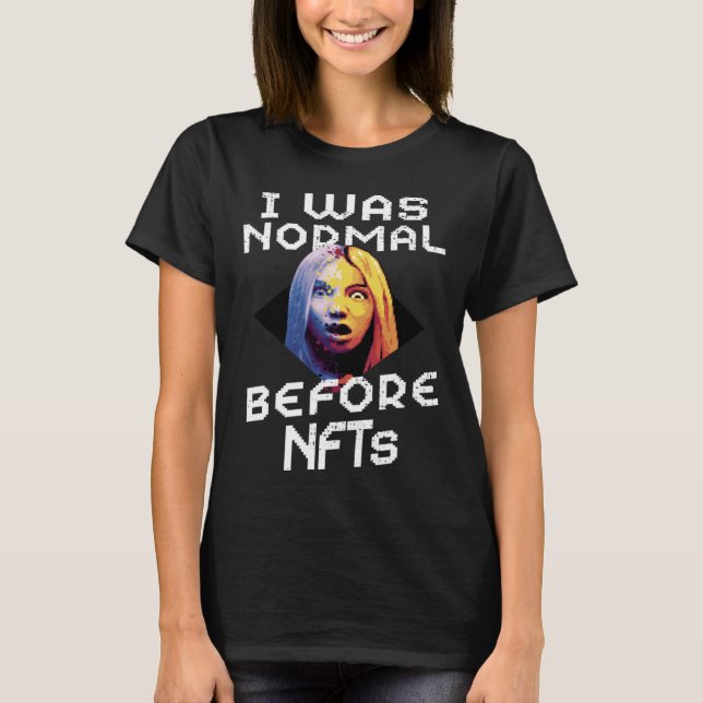 Camiseta Btc Receptor De Token De Cripto No Fungible NFT (Anverso)