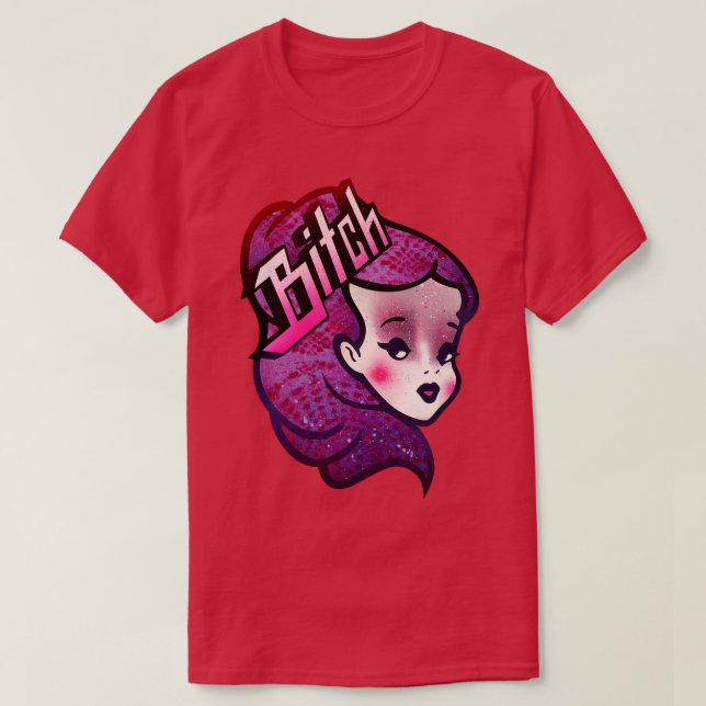 Camiseta Btch (Diseño del anverso)