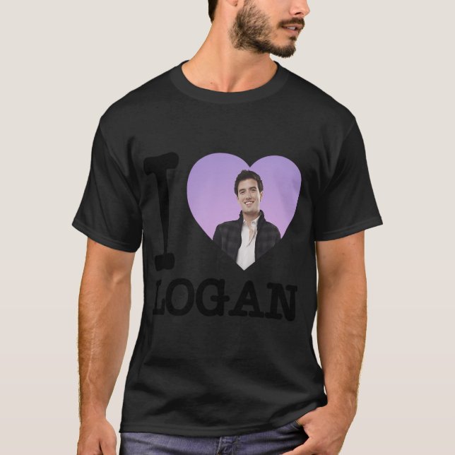 Camiseta BTR: amo a Logan (Anverso)