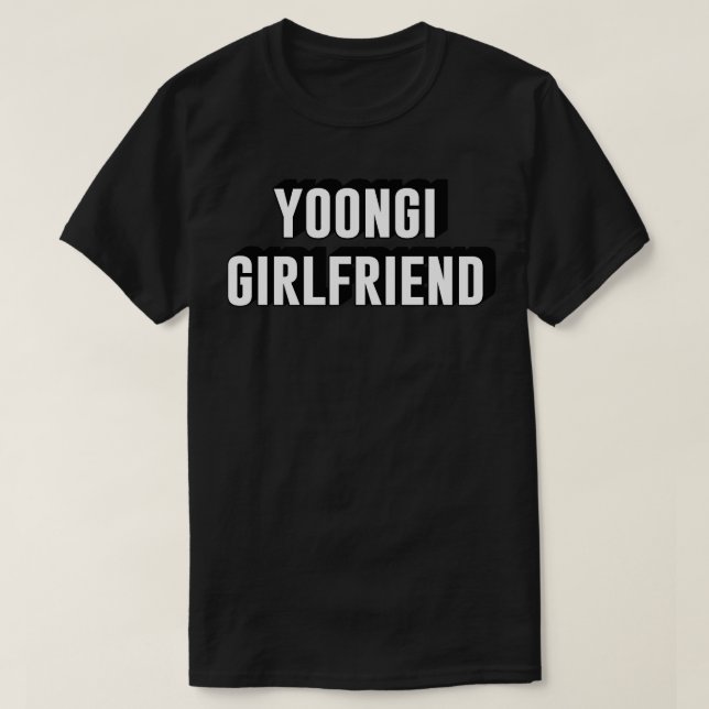 Camiseta BTS Bangtan Min Yoongi Suga Agust D novia tex (Diseño del anverso)