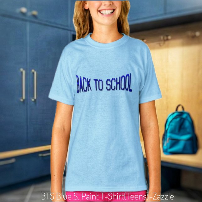 Camiseta BTS-Blue S.Paint (Subido por el creador)